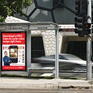 Coles and Adshel bus shelter